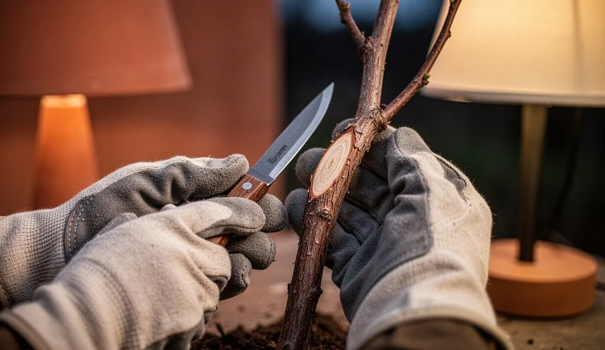 Bench Grafting Scions onto Proprietary Seedling Rootstock